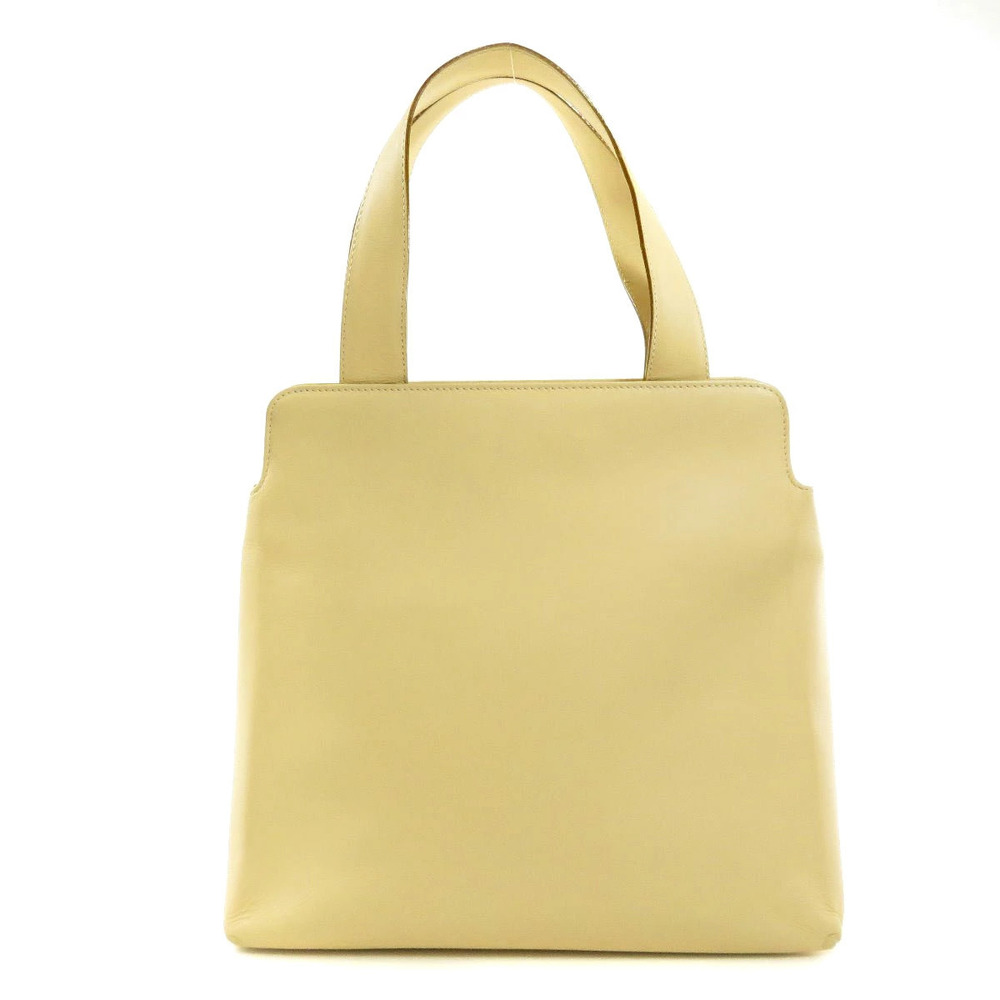 Salvatore Ferragamo Handbag Leather Gancini Black